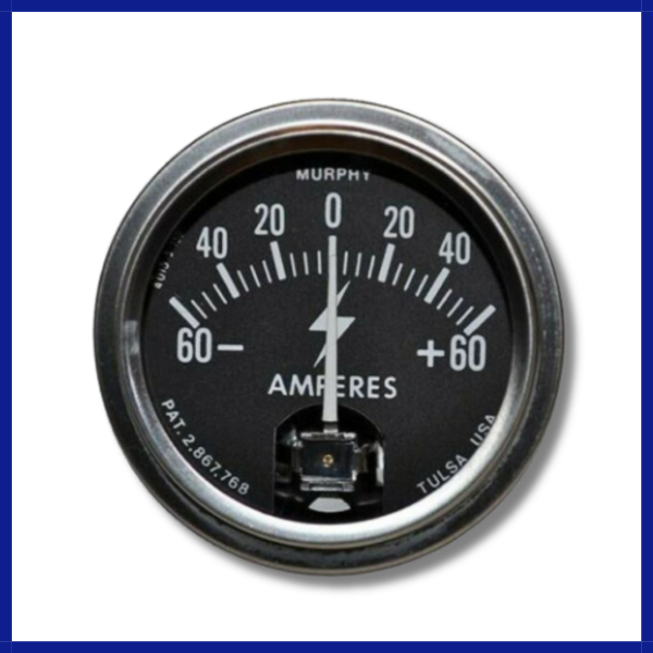 Murphy Ammeter, 0-60 Amp 12 volt