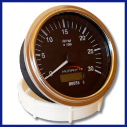 Murphy ATH-30 Tachometer with Hourmeter (10-32V)