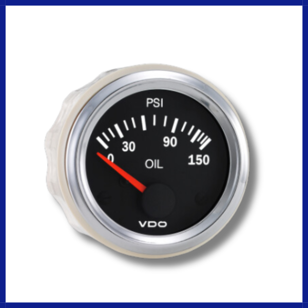 VDO 150 PSI Electric Oil Pressure Gauge 12V 350_198