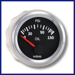 VDO 400 PSI Electric Transmission Oil Pressure Gauge 12V- 350 290