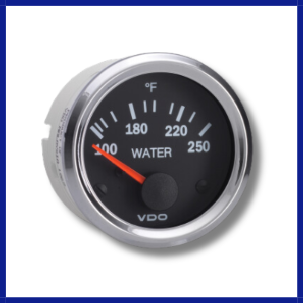 VDO Electric Water Temperature Gauge 250°F (12V)