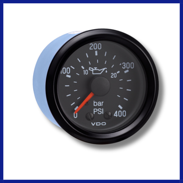 VDO 400 PSI Oil Pressure Gauge (Black)-150 906