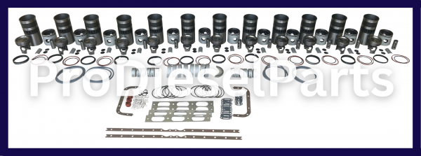 inframe engine Kit Fixed Detroit Diesel Engine 12V92 Turbo Intercooler