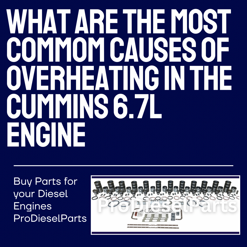 common causes of overheating in Cummins 6.7 L Engine